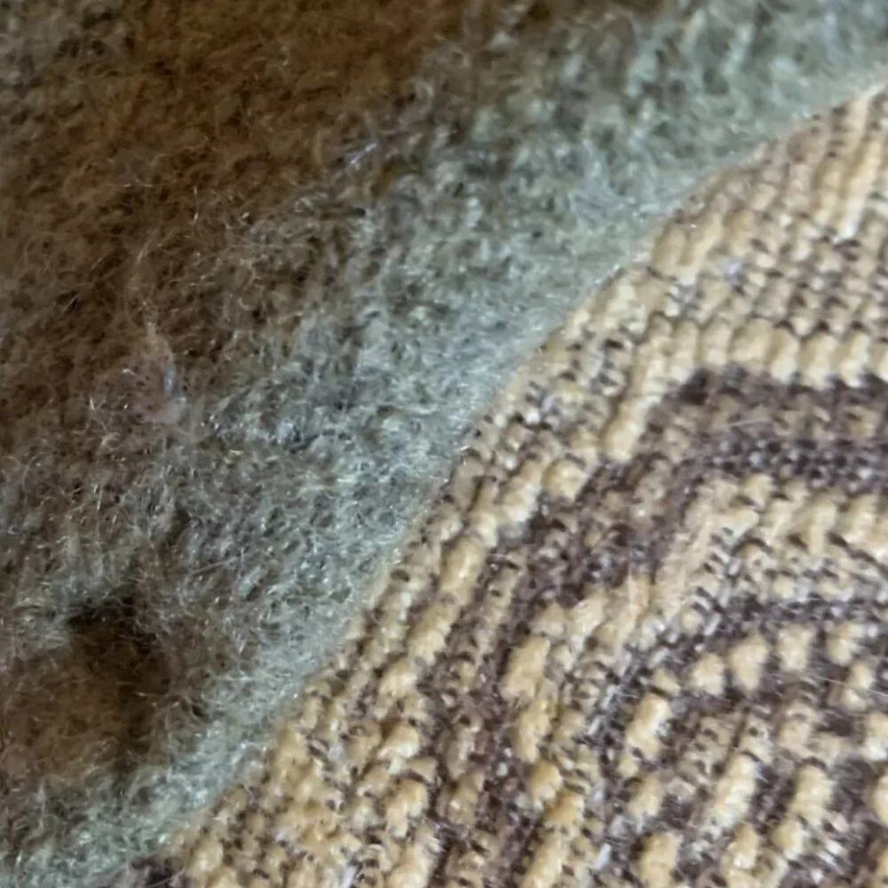 Green O/S Wool eskandar Crewneck Sweater with 3/4 sleeves - Picture 4 of 10